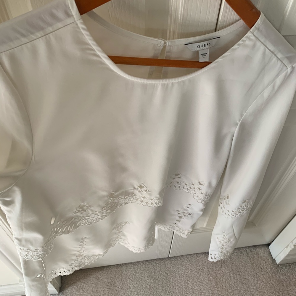 GUESS WHITE TOP - Picture 5 of 10